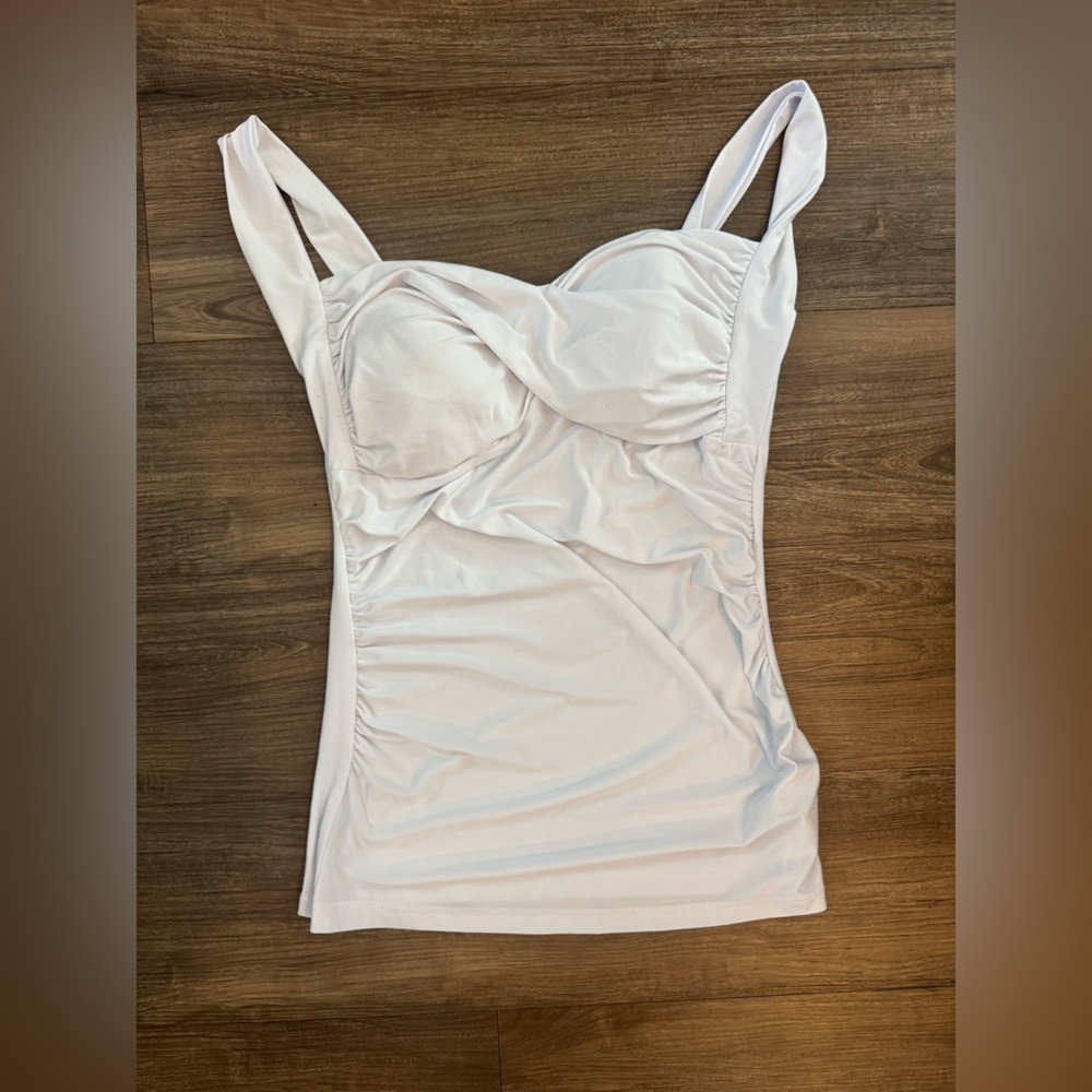 Stretchy White Pinup Top
